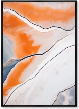 Постер на холсте Salt lakes 75X105 CM