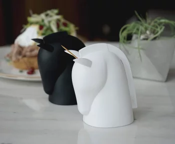 Держатель для зубочисток unicorn белый