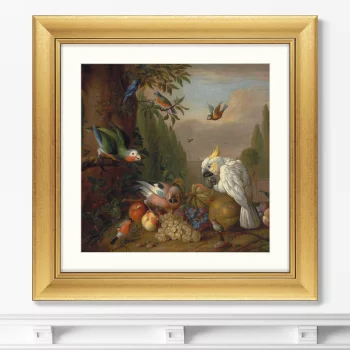 Постер A cockatoo birds 61X61 CM