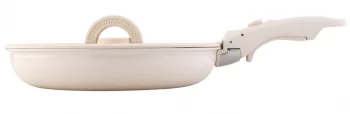 Сковорода с крышкой и съемной ручкой Smart Ceramic Ø28 CM