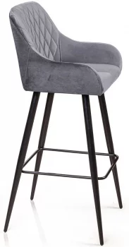 Стул барный Robert 48X49X103 CM серый