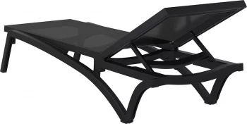 Шезлонг-лежак Pacific 193X68X35 CM чёрный