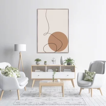 Репродукция на холсте The Sun goes down 75X105 CM