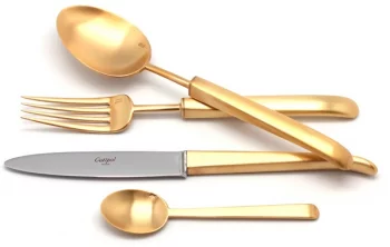Столовые приборы Carre Gold Mate 72 предмета