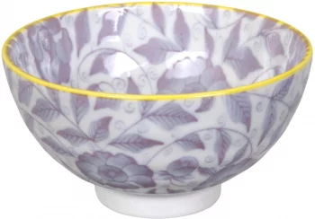 Чаша Botanique Rim 11X6 CM фиолетово желтая