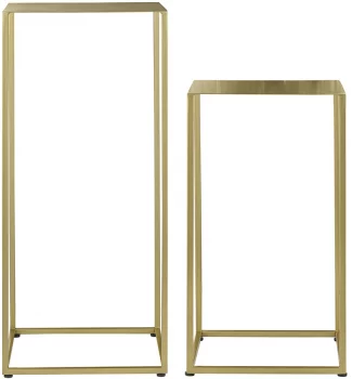 Набор столиков Mayen 30X30X54 / 34X34X74 CM gold