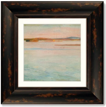 Диптих Lake sketch at sunset 36X36 / 36X36 CM