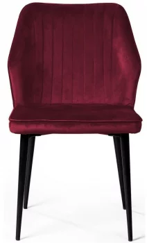 Стул Berg 51X62X84 CM винно-красный