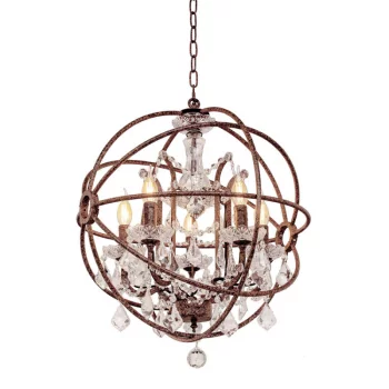 Подвесная люстра Foucaults Orb Crystal 55X55X81 CM