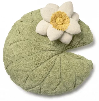 Пуф из хлопка в детскую Water Lily 60X60X10 CM