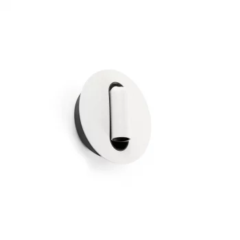 Бра с ридером белое LED 2700K 14.5X14.5X5.3 CM