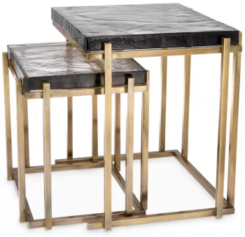Комплект из двух столиков Niemeyer 53X43X49 / 63X52X61 CM