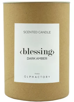 Свеча ароматическая The Olphactory Blessing Dark amber 40 часов горения