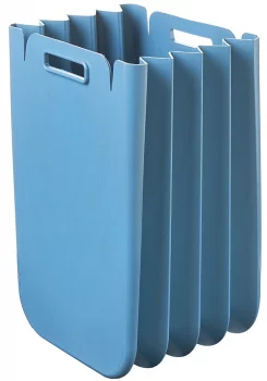 Корзина для белья складная Eco Packly 30X25X45 CM голубая