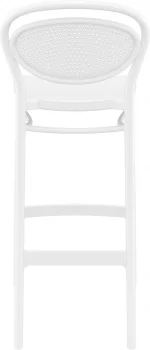 Пластиковый барный стул Marcel Bar 45X52X106 CM белый