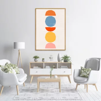 Постер на холсте Color vibes 75X105 CM