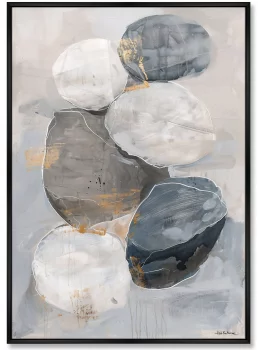 Композиция из двух репродукций картин на холсте Natural Stone 75X105 / 75X105 CM