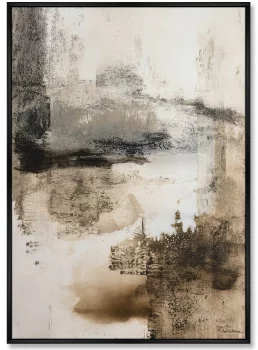 Композиция из двух репродукций картин на холсте Above the Giant Cliff 75X105 / 75X105 CM