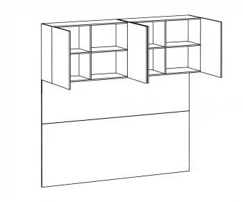 Композиция Modus 43 237X40X152,8 CM