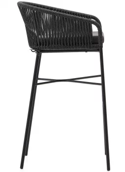 Барный стул Yanet 55X50X100 CM серого цвета