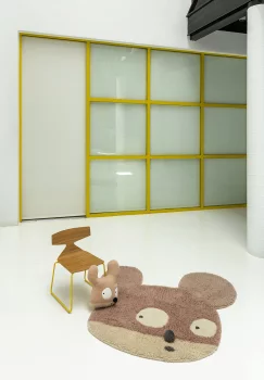 Шерстяной стираемый ковёр Edgar Plans 100X120 CM