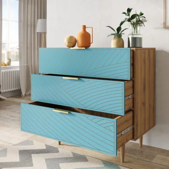 Шифоньер Line 90X50X0 CM blue