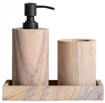 Туалетный набор из трёх предметов Vesta 20X10X21 CM