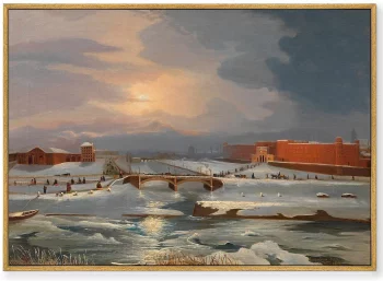 Постер на холсте Winter 105X75 CM