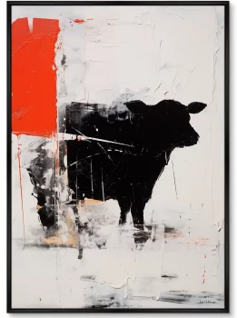 Постер на холсте The Bull 75X105 CM