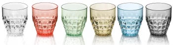 Набор из 6 стаканов из акрила Tiffany 350 ml