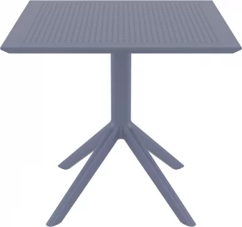 Стол пластиковый Sky 80X80X74 CM серый