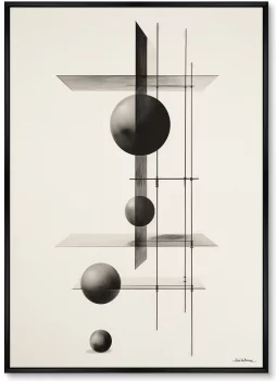 Набор из двух постеров на холсте Life of the mechanisms 75X105 / 75X105 CM