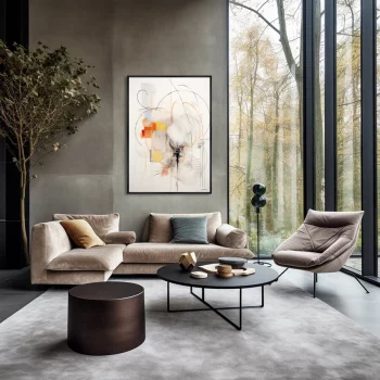 Постер на холсте Anima dello spazio 75X105 CM