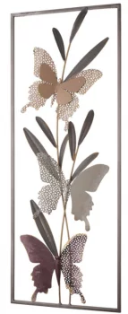 Панно из металла Butterfly 29X74 CM
