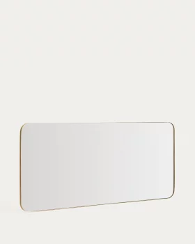 Зеркало в золотой металлической раме Marco 80X3X180 CM
