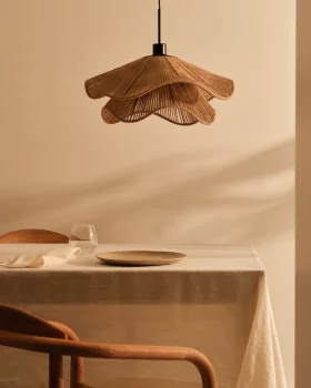 Потолочный абажур из джута Pontos 50 CM