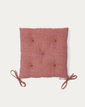 Розовая подушка на стул Aren 45X45X8 CM