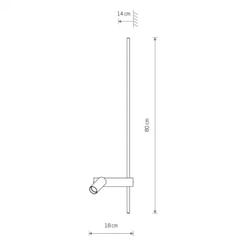 Настенный светодиодный светильник Easy Led Right