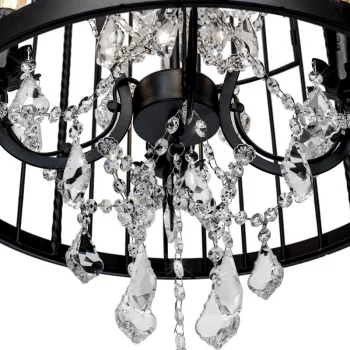Подвесная люстра Vintage birdcage 45X45X94 CM