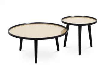 Набор из двух столиков Focus 80X80X35 / 50X50X43 CM