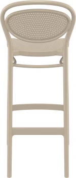 Пластиковый барный стул Marcel Bar 45X52X106 CM бежевый