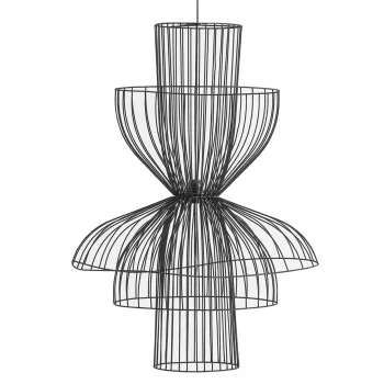 Подвесной светильник Sealza черный 60X80 CM