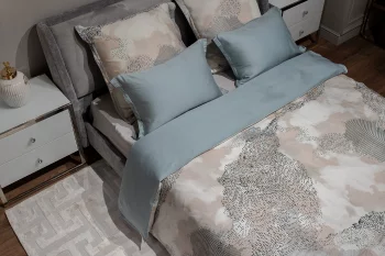 Пододеяльник Нувола принт тенсель бирюзовый 200X220 CM