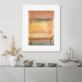 Постер в раме Hot summer evening sky 42X52 CM
