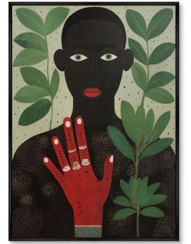 Постер на холсте The Tribe man 75X105 CM