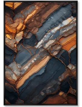Постер на холсте Stone Color Palette 75X105 CM