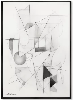 Набор из двух постеров на холсте Search for the forms 75X105 / 75X105 CM