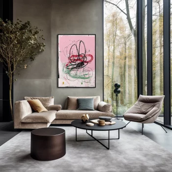 Репродукция картины на холсте The Same Mouse 75X105 CM