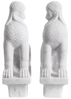Комплект из двух декоративных элементов Sphinx 20X9X30 / 20X9X30 CM