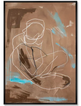 Репродукция картины на холсте The Birth of the Mystery Woman Form 75X105 CM